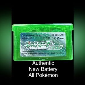 Japanese Pokemon Emerald Authentic All 386 Pokemon New Battery Pocket Monsters